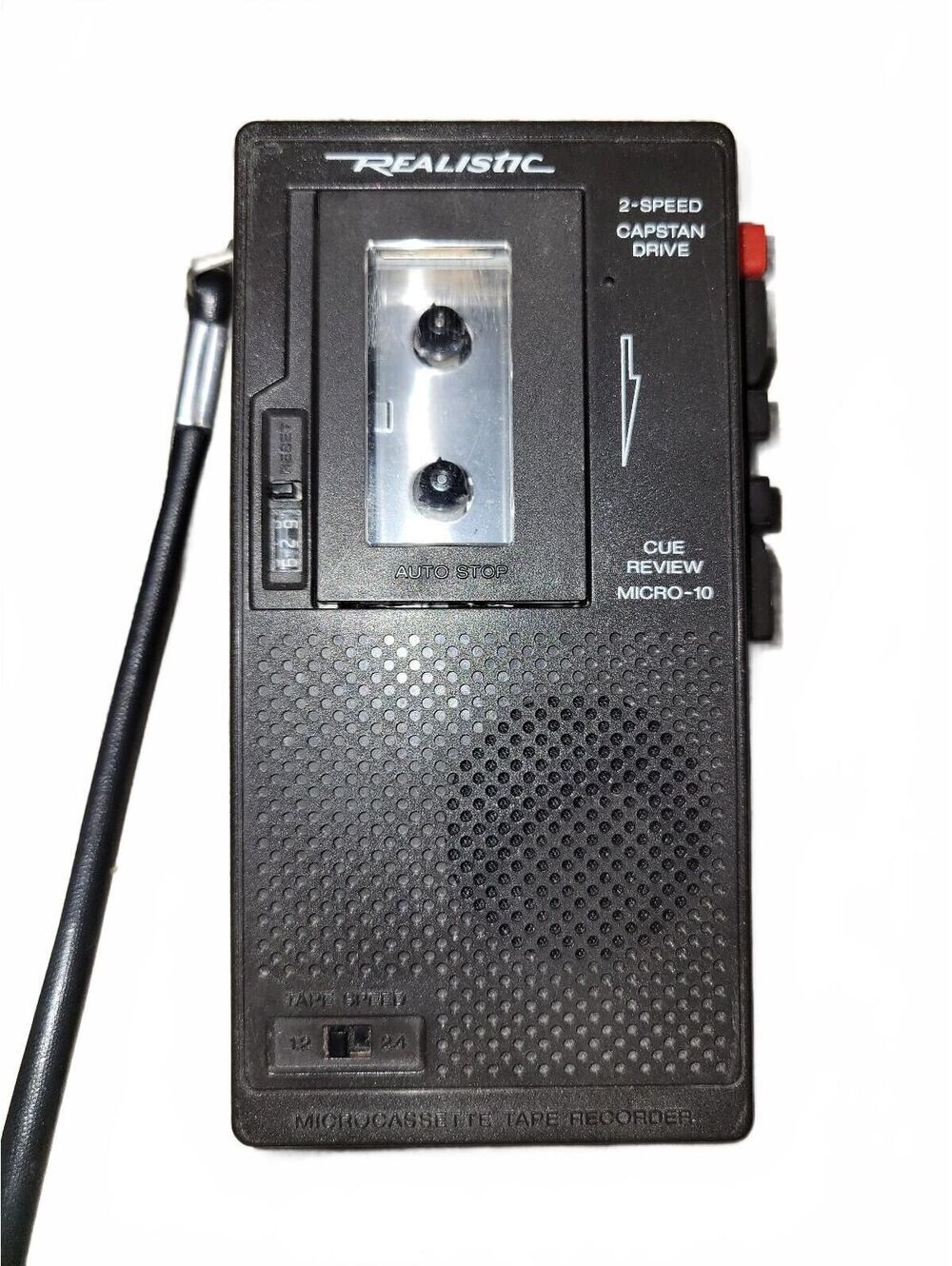 Vintage Realistic 14-1016 Micro Microcassette Tape Recorder Tested Working